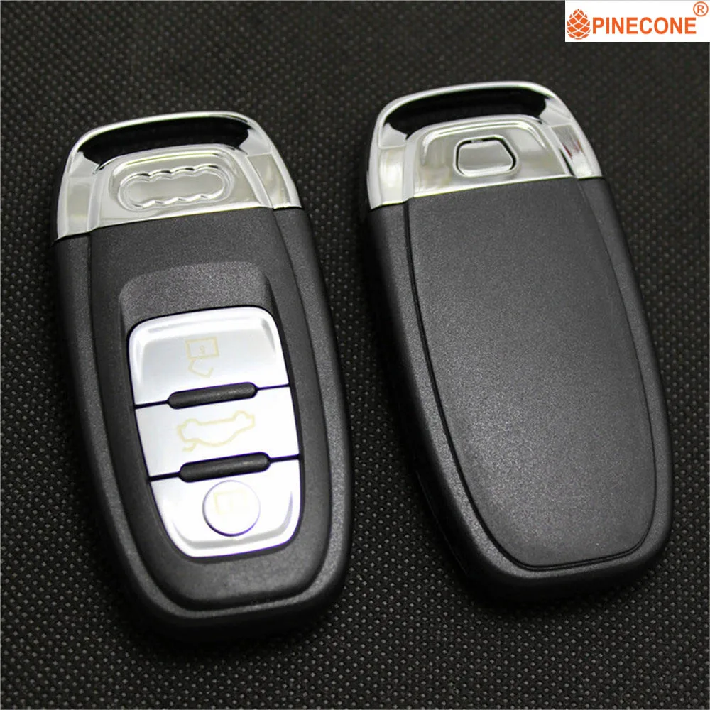 PINECONE for Audi Q5 Q7 A4l A3 A4 A5 A6 A8 Quattro Key Case 3 Button High Quality Replacement Car Fob Shell | Автомобили и