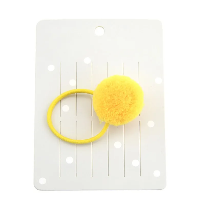 

ZL Baby Girl Cute Small Pompom Rubber Band Multicolor Headwear Family Matching Hair Band Accessories