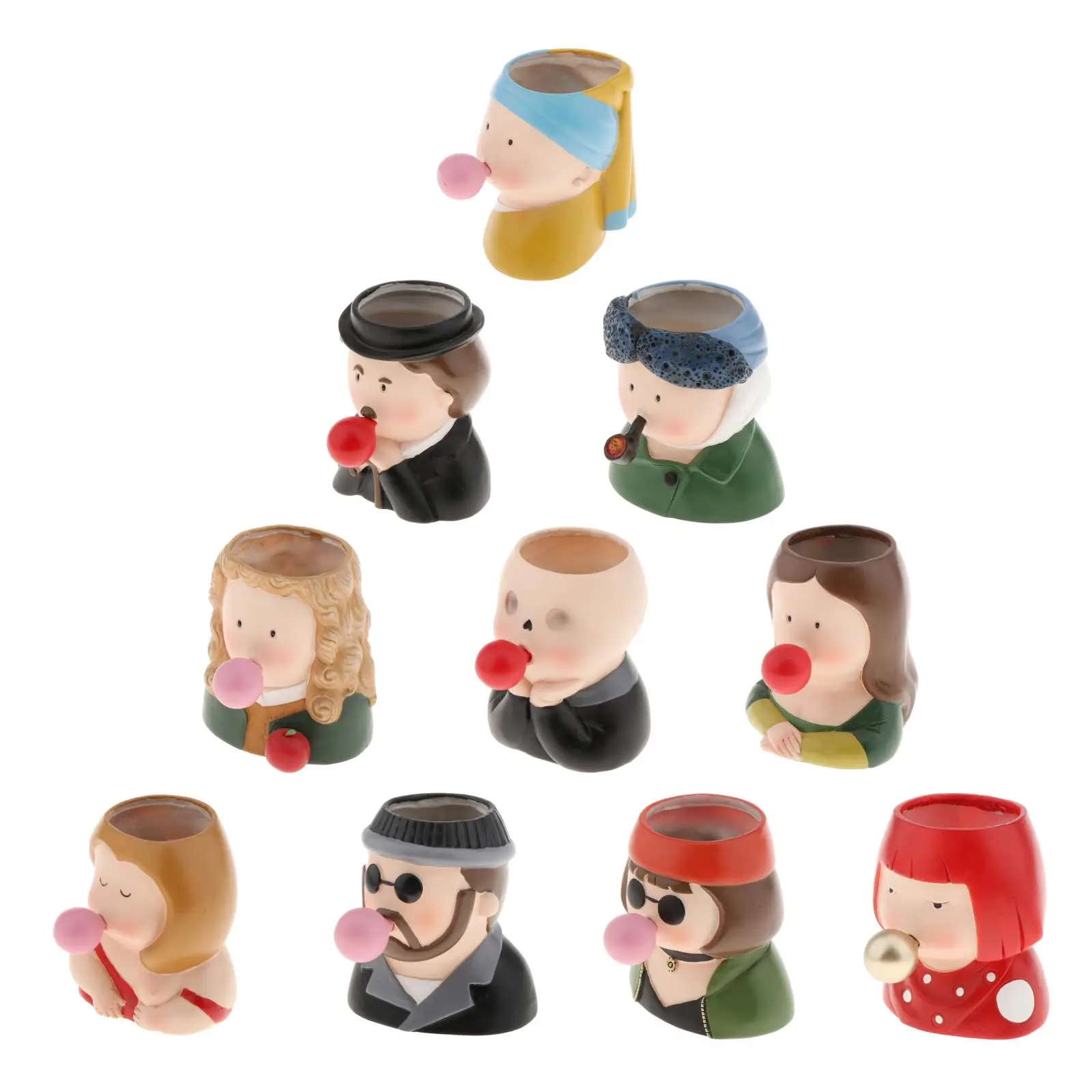 Кактус из смолы с изображением растений кактус горшок для помещений много стилей