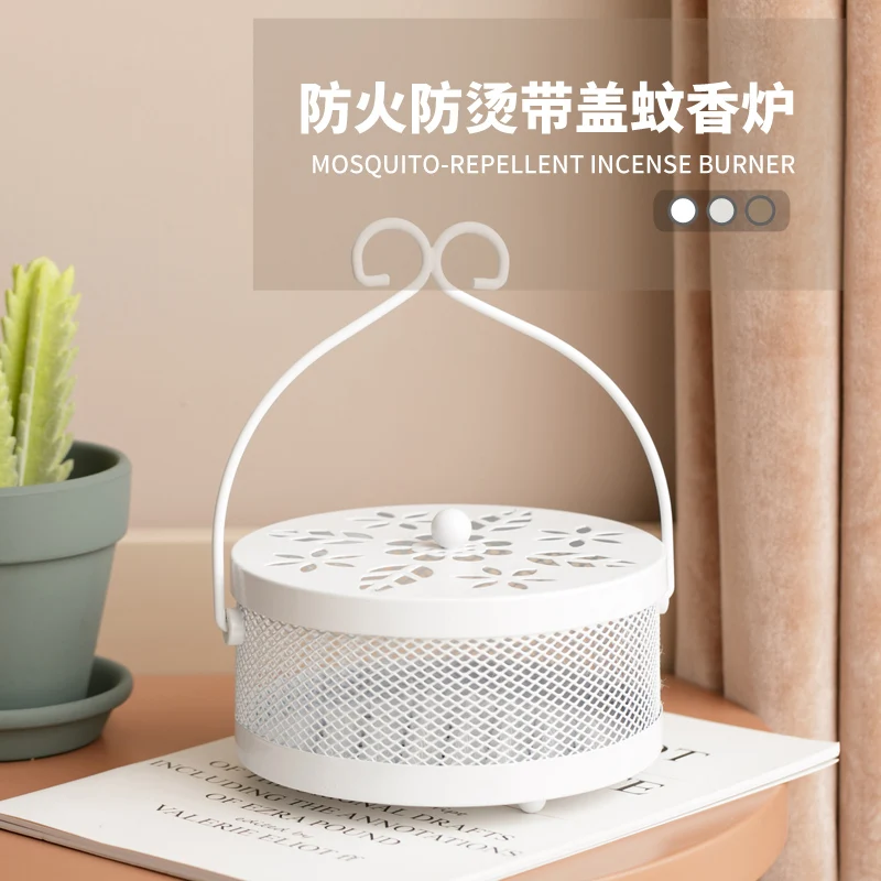 

Thickened with Lid Mosquito Repellent Burner Home Living Room Bedroom Mosquito Coil