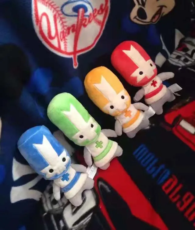 New 20cm Stuffed Plush Toy of Castle Crashers Red Orange Knight image 2