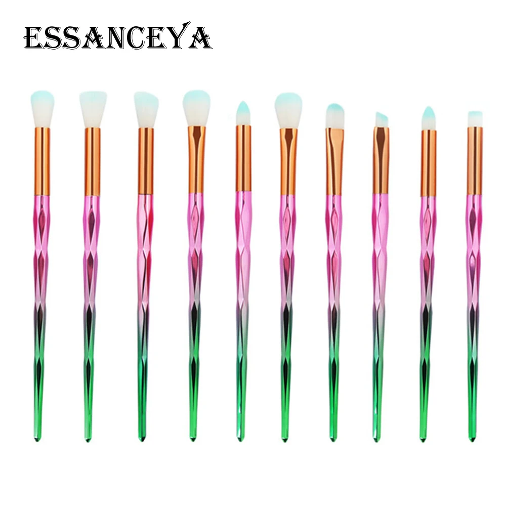 ESSANCEYA 4/10 шт алмазные кисти для макияжа Набор пудры основа тени для век Смешивание косметики красота макияж наборы щеток