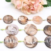 2strandslot round dark brown agate loose natural stone beads for woman diy necklace bracelets jewelry making strand 15