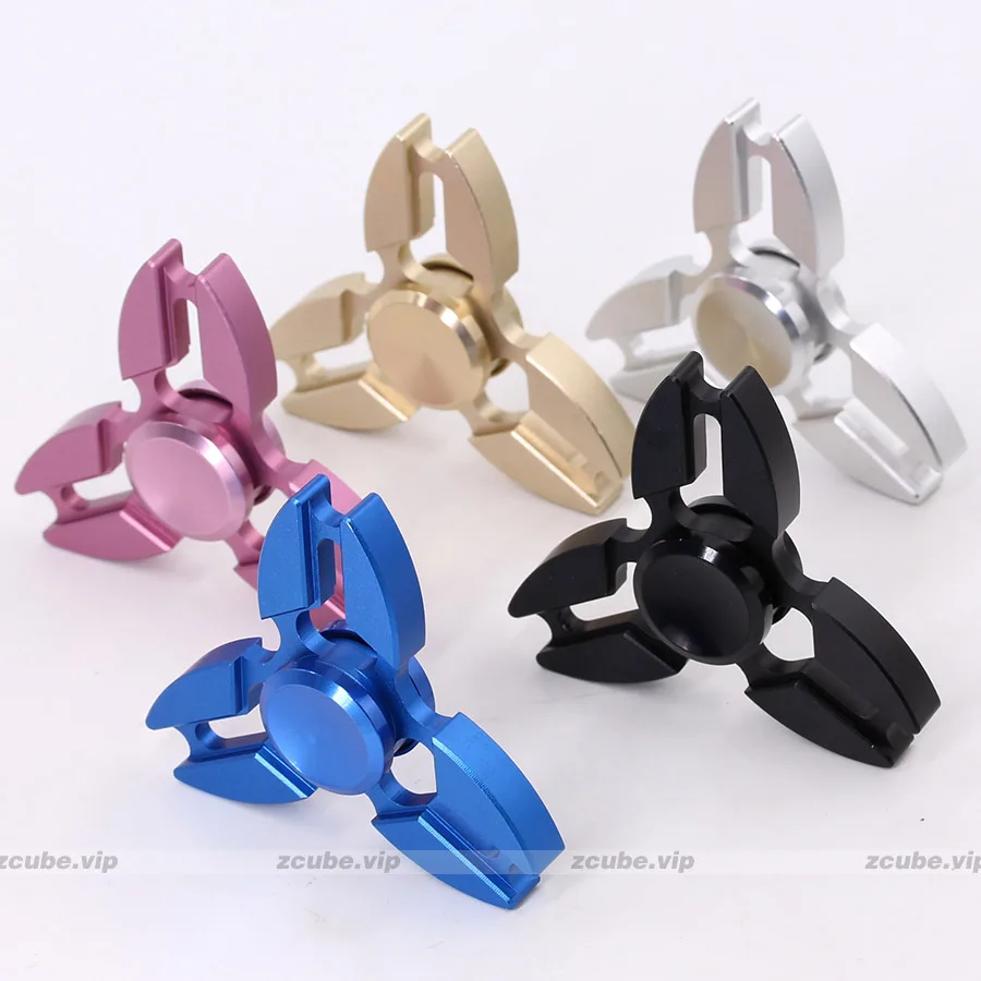 

Magic Hand Finger Spinner Anti Anxiety Stress Toys Metal Finger Focus Game Smooth Silver Goden Pink Blue Bronze