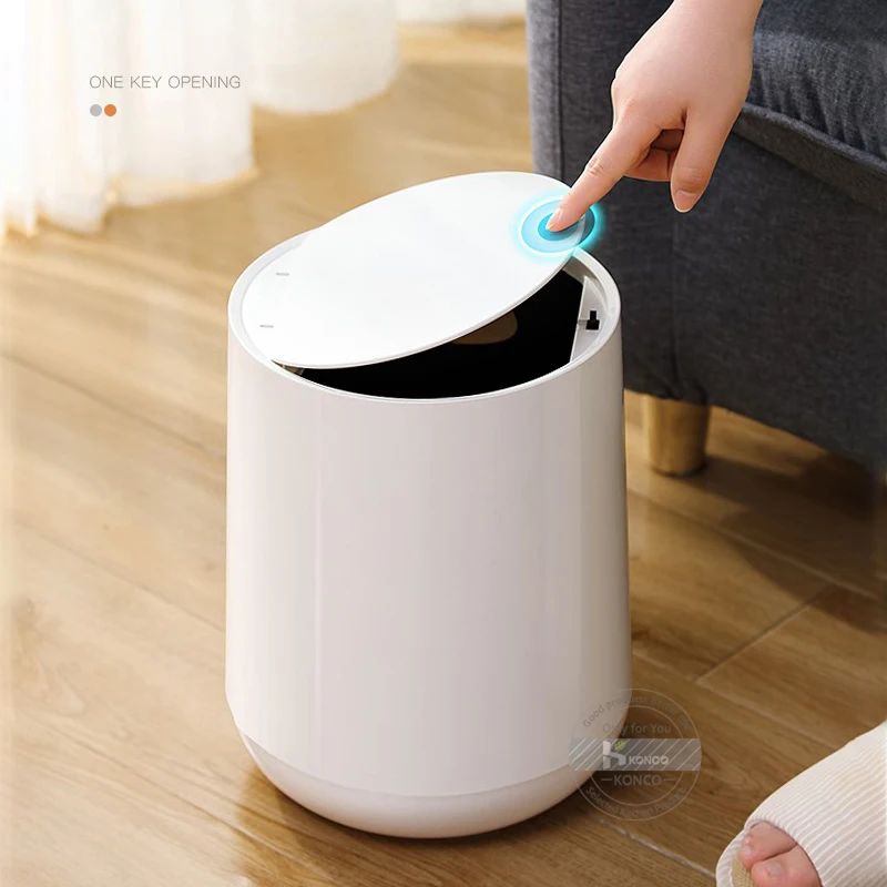 Konco двухэтажные мусорные ведра для кухни гостиной туалета мусорное ведро круглая