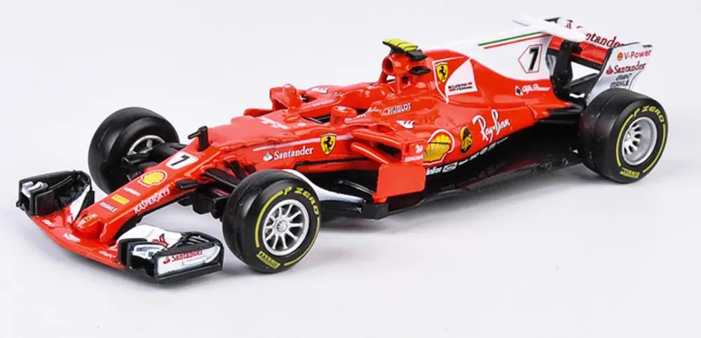 Bburago 1/43 1:43 2016 Kimi Raikkonen No7 F1 formala 1 гоночный автомобиль литой Дисплей модель игрушка