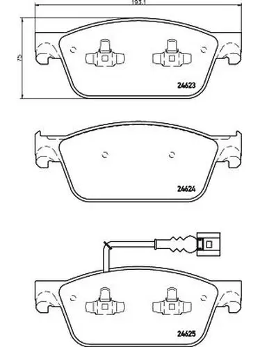 Колодки тормозные дисковые MINTEX MDB3060 | Автомобили и мотоциклы
