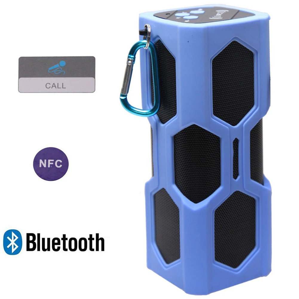 Портативный беспроводной динамик Bluetooth 5 0 стерео IPX4 водонепроницаемый блок