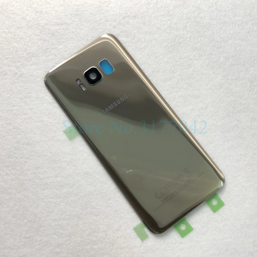 Для samsung Galaxy S8 plus S8+ G955 G955F S8 G950 G950F чехол из заднего стекла задняя крышка батарейного отсека Замена корпуса AAA+ качество