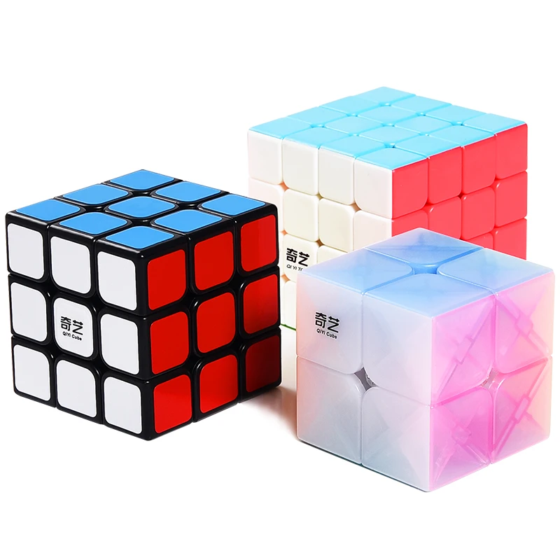 Qiyi Warrior W 3x3x3 волшебный кубик Профессиональный 3x3 Cubo Magico Пазлы скоростные кубики 3 на 3 Развивающие игрушки для детей детские подарки