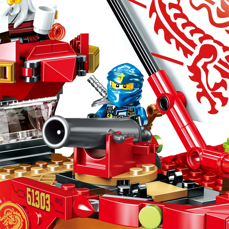 

New 858pcs Ninja Land Bounty Truck Model Building Blocks with Figures Compatible Ninjagoes 70677 Bricks Toys for Children