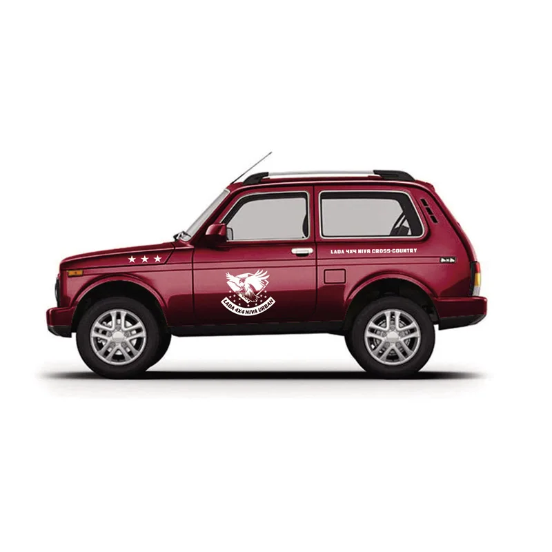 Автомобильные наклейки в полоску для LADA Niva Urban индивидуальная наклейка с