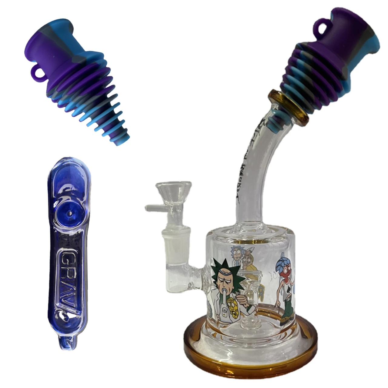 

7-дюймовая зеленая искусственная курительная трубка, стеклянные курительные трубки, вазы, украшения, подарки