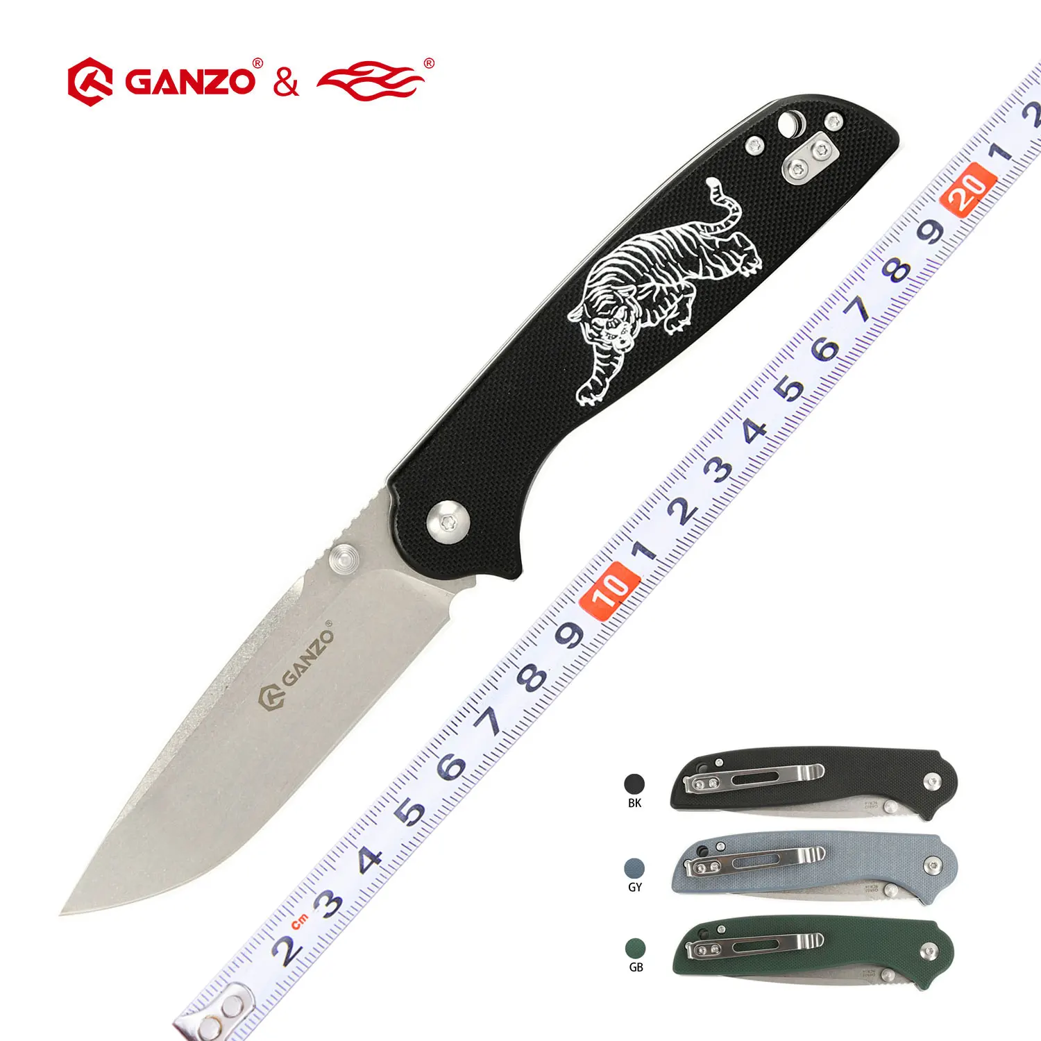 Складной нож Ganzo G6803 8CR14 тактический карманный Клинок с лезвием G10 для выживания