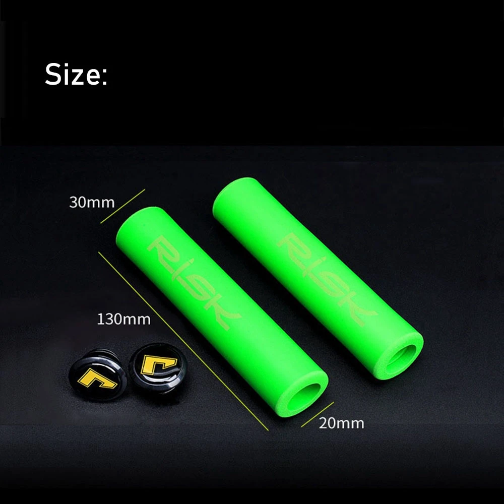 

1Pair Bicycle Soft Silica Gel Handlebar Grips MTB Ultra-light Antiskid Removeable Plastic End Plugs Bike Handle Bar Grips