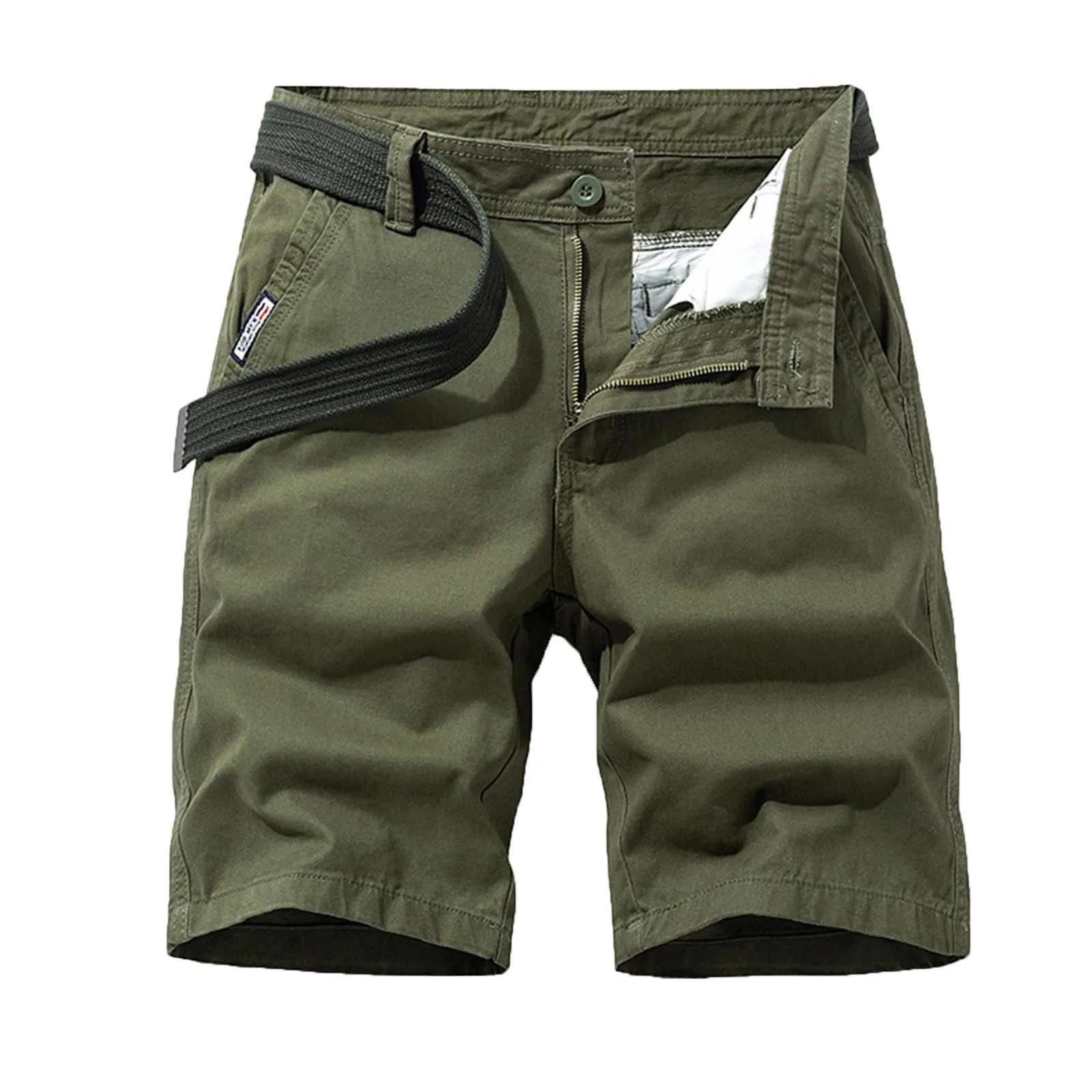 

Casual Shorts Fashion Men's Pocket Zipper Resilience Leisure Time Tooling Short Pants Pantalones Cortos