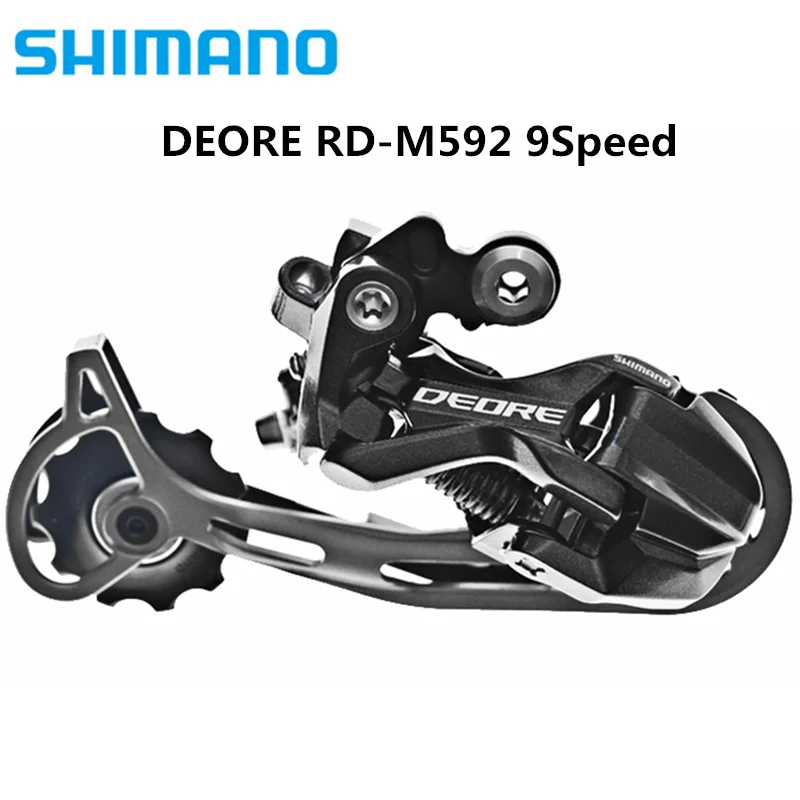 SHIMANO DEORE RD-M592 задний циферблат Трансмиссия горный велосипед 9/27 скорость теней переключатель