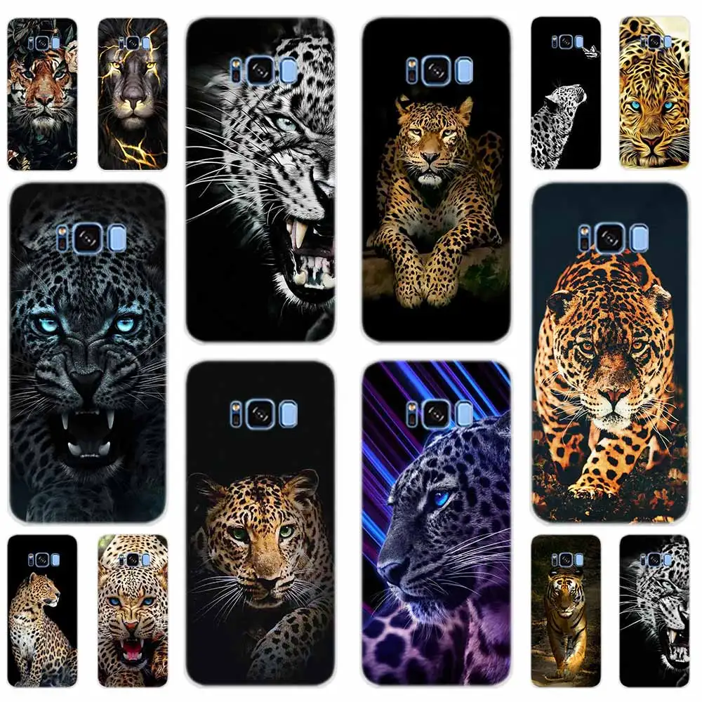 

Fashion Tiger Leopard Soft Silicone Case For Samsung S21 S22 S20 S11 S10 S9 S8 Plus Ultra lite fe 11e 10e Cover 5G