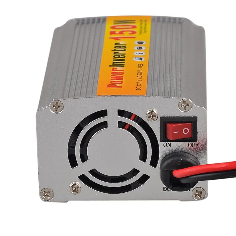 

150W DC 12V to AC 220V Car Power Inverter with USB connector voltage transformers Inverters car automobile motor vehicle