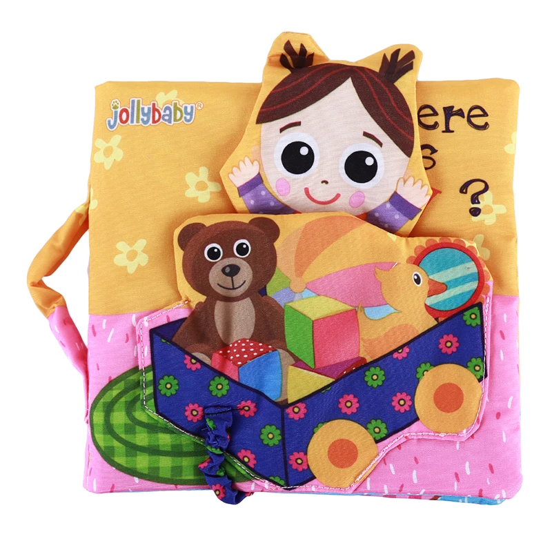 

Soft Development Toy Quiet Book Baby Early Learning Education Cloth Book For Kids With Ring Paper Book Baby Story Book Toy