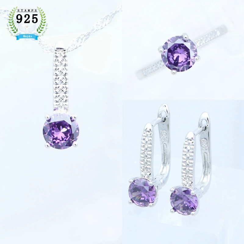 

Женский комплект из кольца и серёг, из серебра 925 пробы