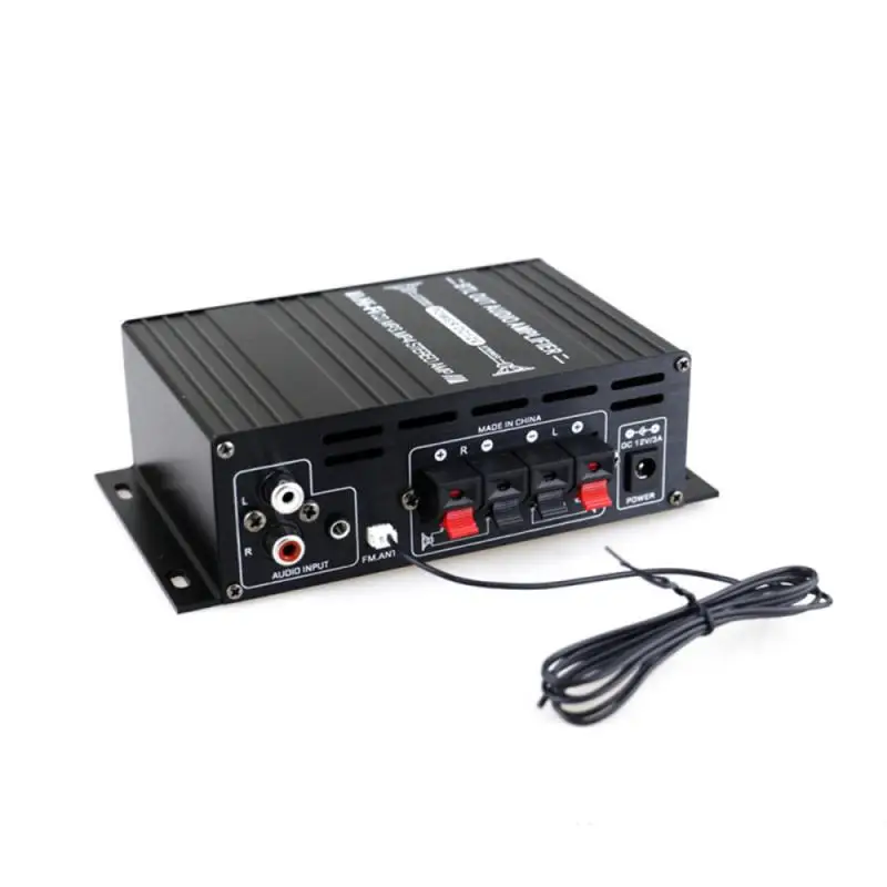 

AK380 400W+400W Power HIFI Amplifier Audio Karaoke Home Theater Amplifier 2 Channel Bluetooth Amplifier USB/SD AUX Audio Amp