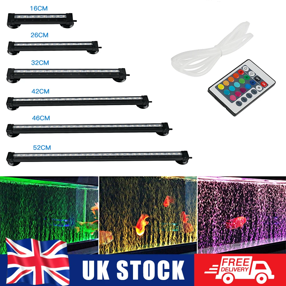

RGB Aquarium Light Marine Bluetooth Controller Fish Tank Led Lighting Fixture Led Submersible Lights