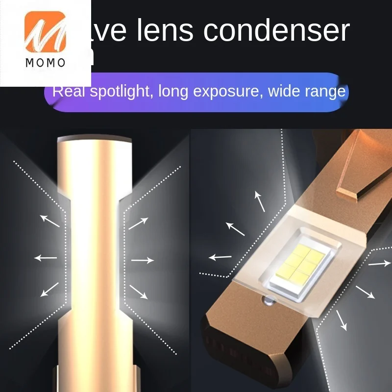 

125 Motorcycle LED Headlight Modification Accessories Lens Far and near Light Integrated Three-Claw H4 Bulb