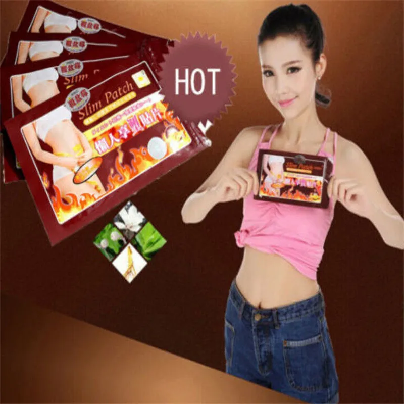 10 шт./пакет новый тонкий пластырь стикер для сжигания жира похудения целлюлита