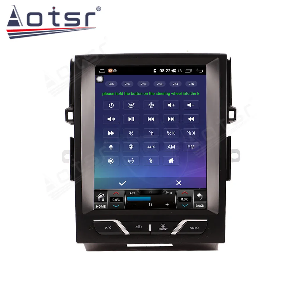 128G Android 11 Тесла стиль для Toyota Reiz 2013 - 2016 Авто Радио мультимедийный плеер GPS