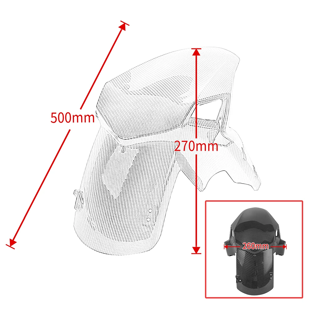 2018 Z 900 Motorcycle Front Tire Fender Hugger Mudguard Fairing Cover Splash Mud Dust Guard Kawasaki Z900 2017-2019 Accessories |