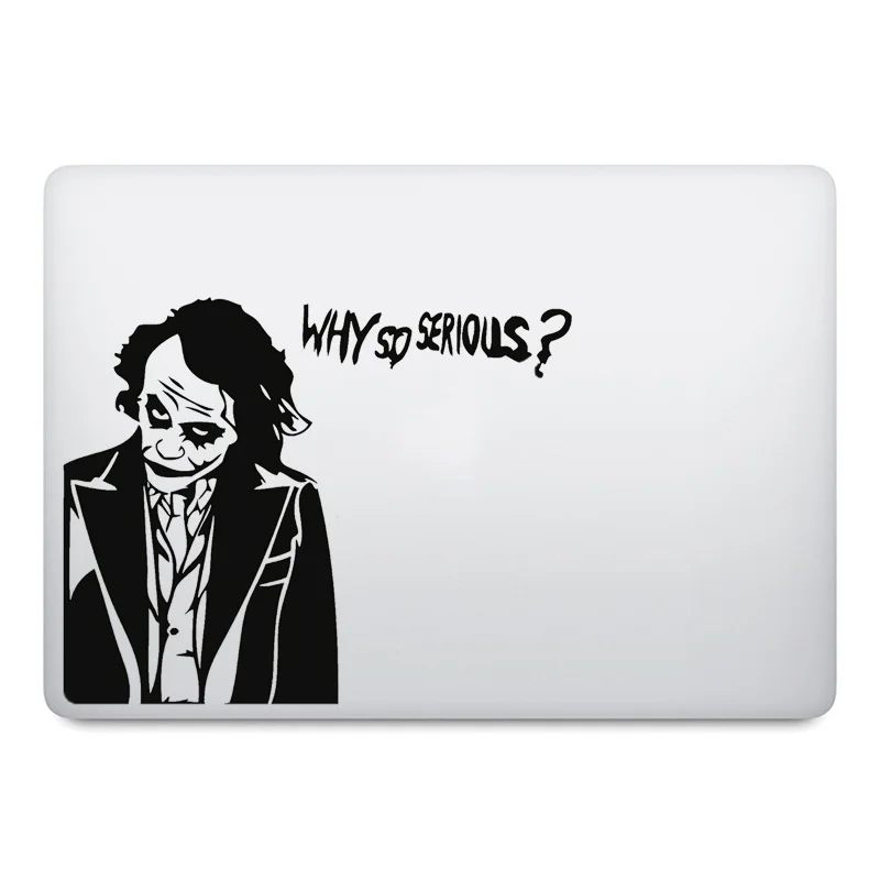 Стикеры Joker Why для Apple Macbook Pro 16 дюймов Air 11 13 Retina 12 14 15 виниловые наклейки ноутбука Mac