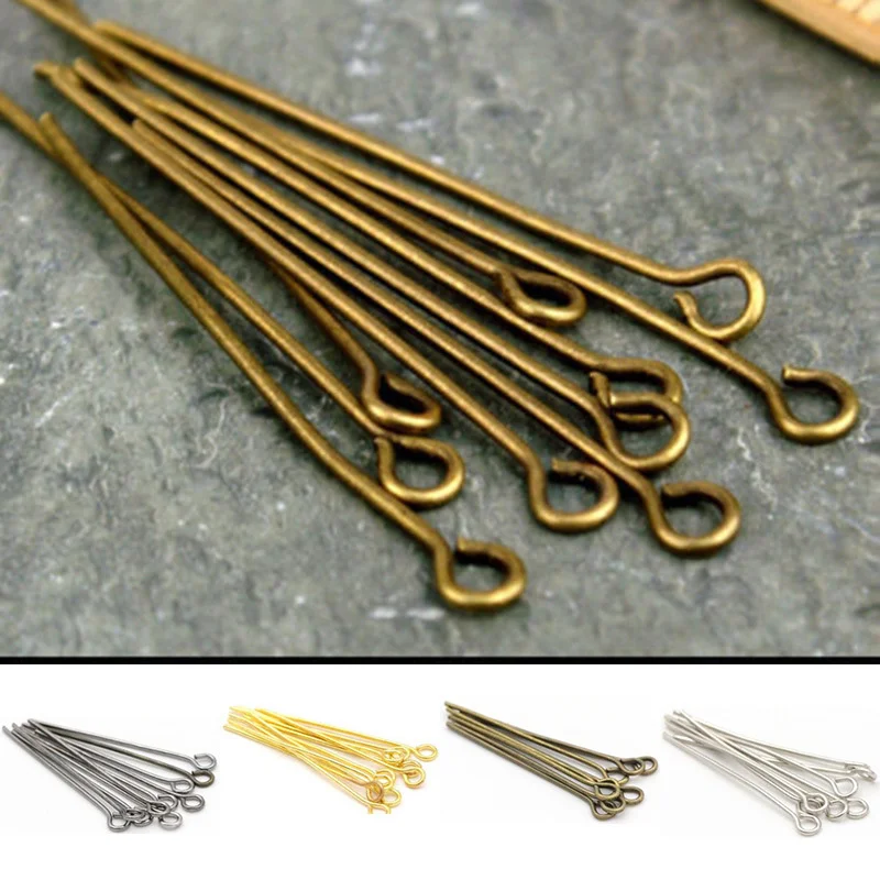 Позолоченные булавки в форме глаза для поделок ожерелий браслетов ювелирных