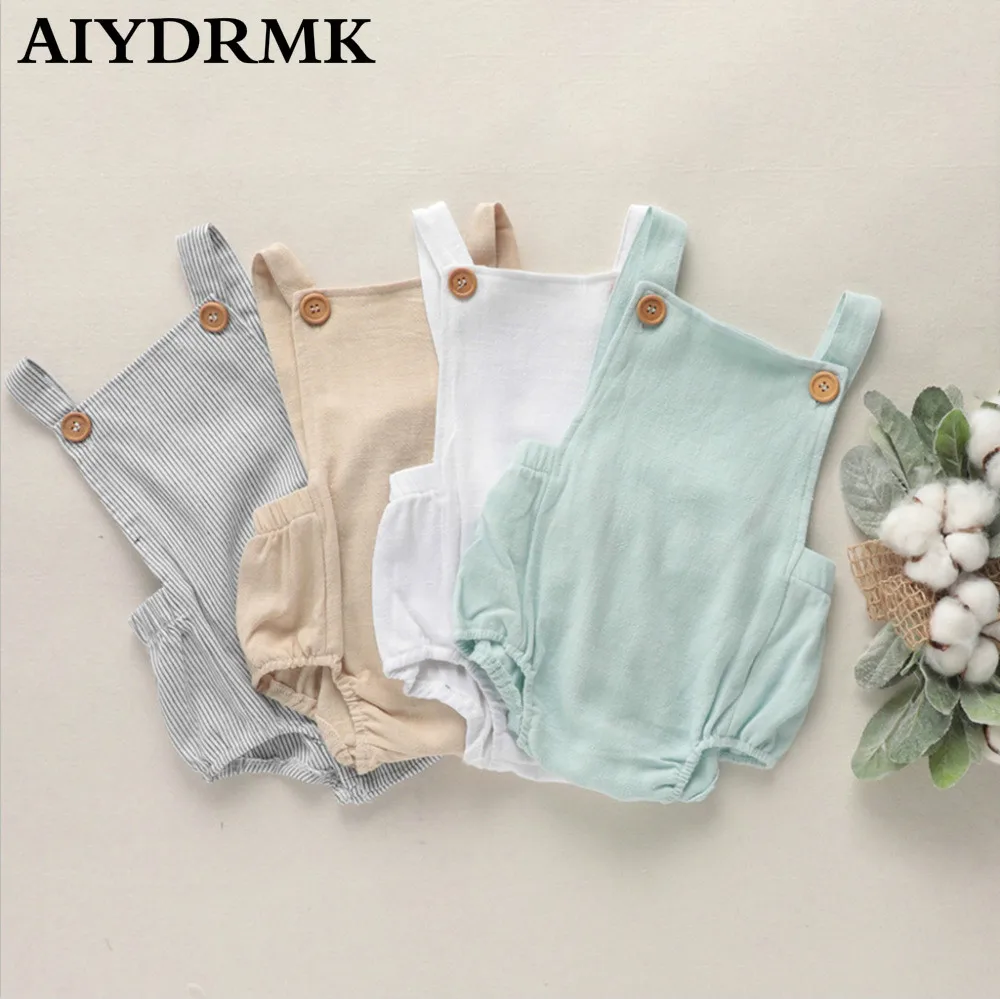 Комбинезон для маленьких мальчиков 2019 детская льняная юбка-комбинезон Одежда