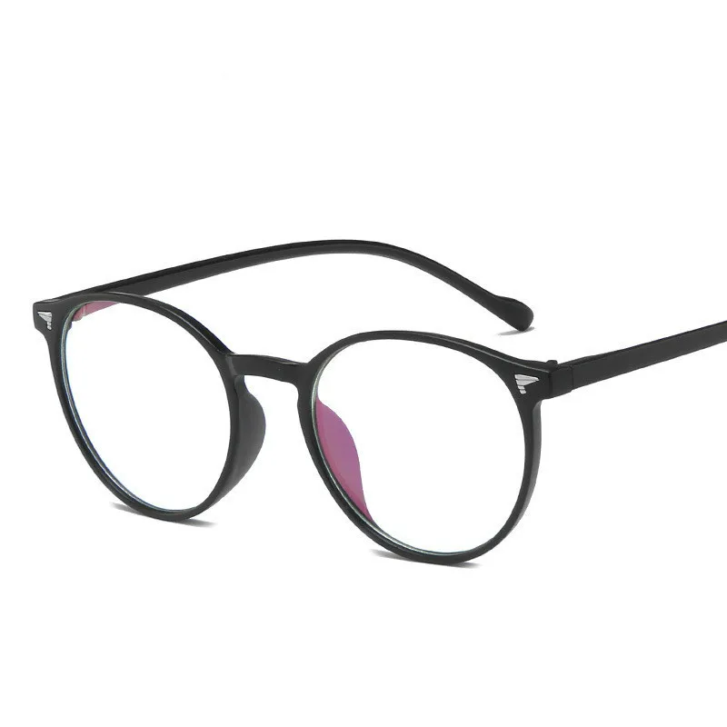 Круглые Женские очки унисекс для компьютера с защитой от излучения прозрачные