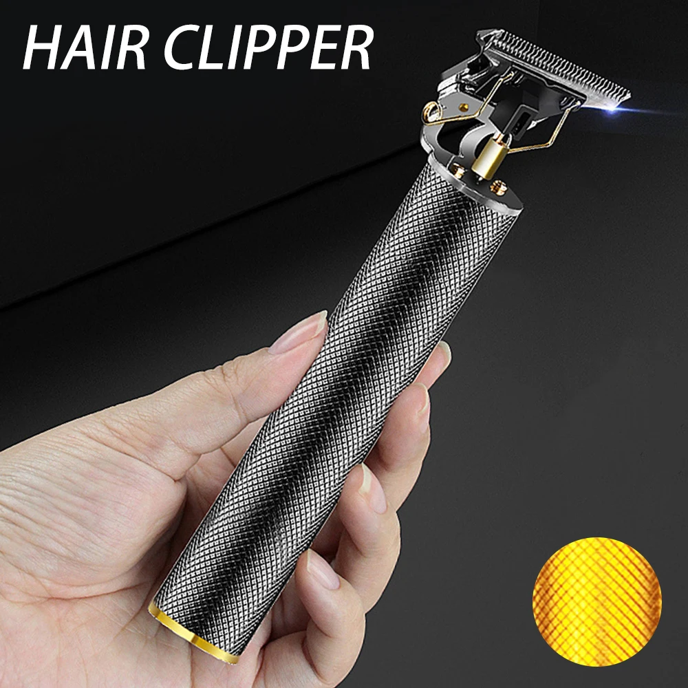 

T9 Professional Men Cordless Hair Trimmer USB Rechargeable Electric Hair Clipper Beard Shaver Trimmer Men Barber Hair Machine