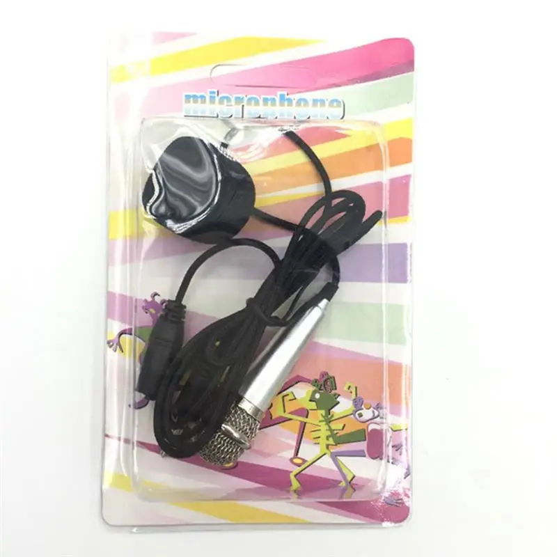 

3.5mm Stereo Studio Studio Mic KTV Portable Mini Speech Mic Audio Microphone Smart Phone Laptop PC Desktop Accessories