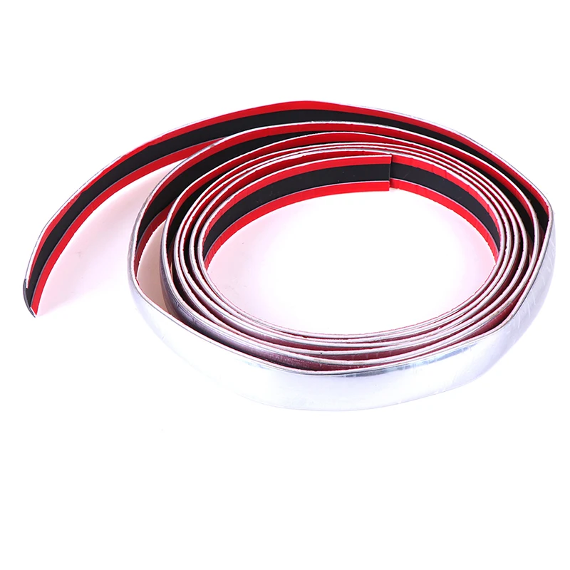 Hot sale 12mm*3m/22mm*3m Tape Auto DIY Body Bumper Protect Sticker Car Chrome Styling Decoration Moulding Trim Strip | Автомобили и