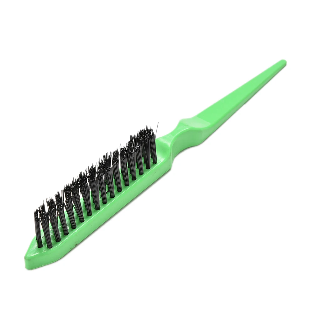 

1 Pcs 4 Colors Professional Hair Brushes Comb Teasing Back Combing Hair Brush Slim Line Styling Tools