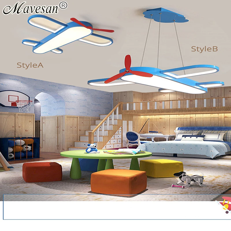 Новые светодиодные потолочные светильники с самолетом для спальни комнаты