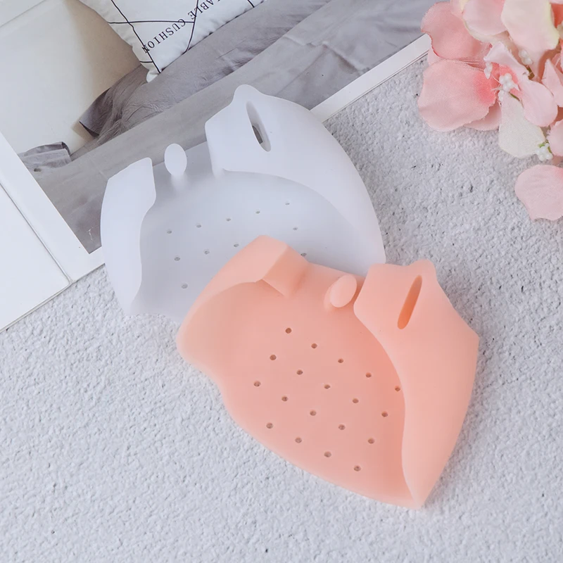 

1Pair Comfortable 5-holes Silicone Toe Braces Hallux Valgus Straightener Orthodontic Foot Toe Braces for Foot Care