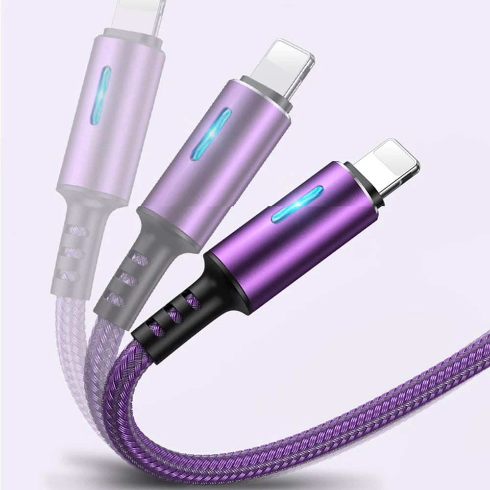 USB кабель для передачи данных и зарядки зарядный iPhone 7 8 Plus X XS Max XR 5 5S SE 6 6S iPad|Кабели