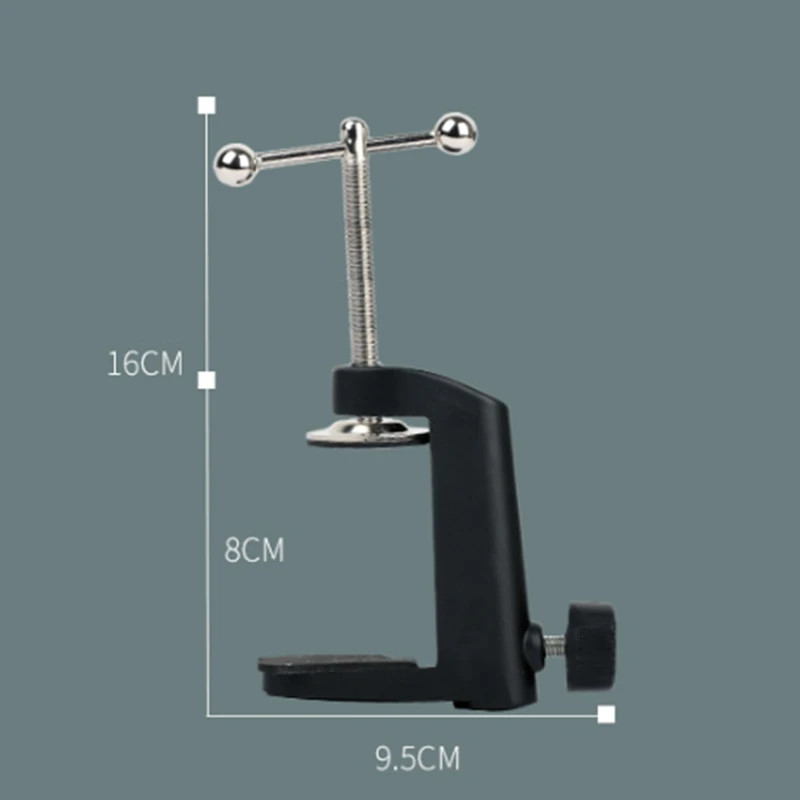 

2Pcs Heavy-Duty Metal Table Mounting Clamp for Microphone Suspension Boom Scissor Arm Stand Holder