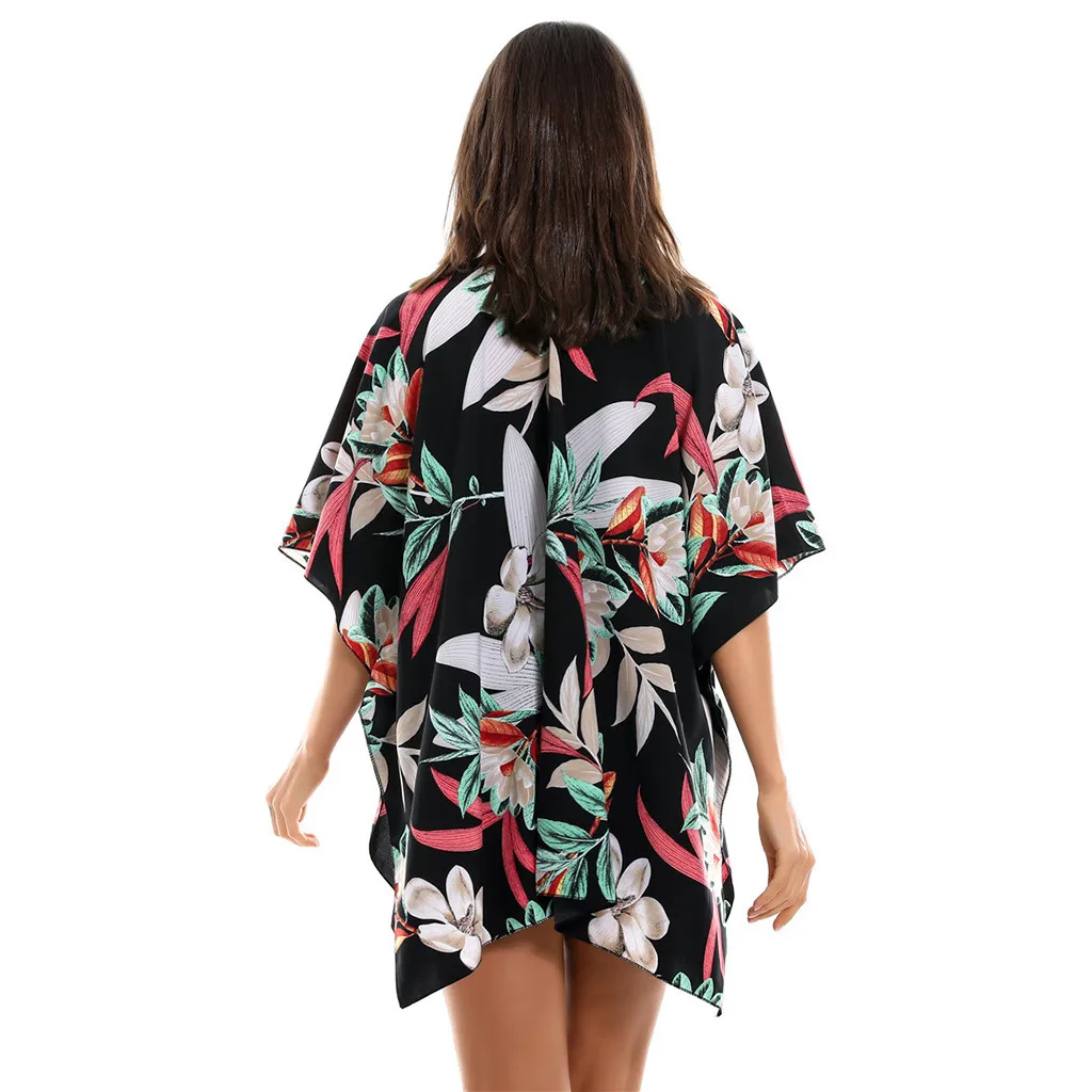 Пляжная накидка с принтом сексуальная пляжная туника парео женский купальник