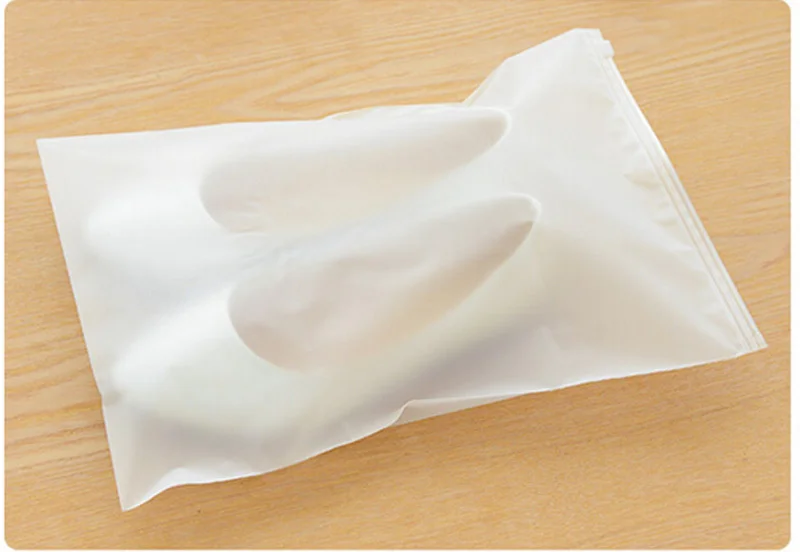 

1PCS 4 Sizes Women's Translucent Zipper Case Organizer Underwear Socks Shoes Cosmetic Makeup Bag For Home Travel