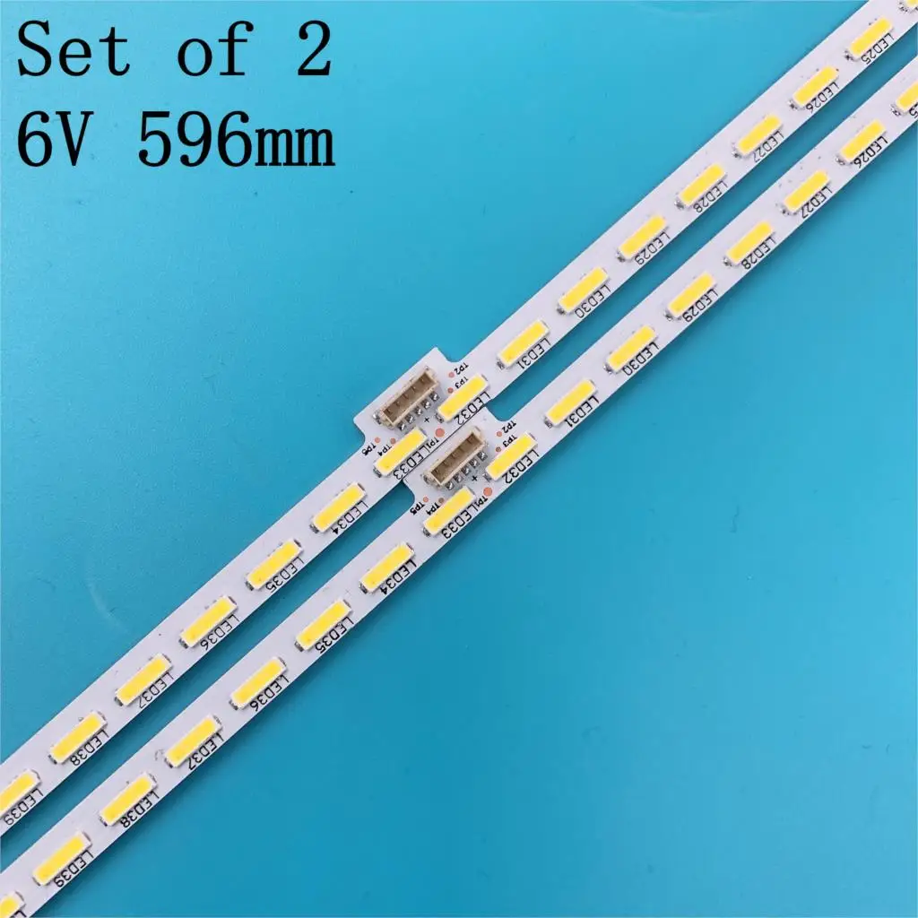 14pcs Backlight strip 64 leds For Sony Sharp YLS_HRN55_7020_REV2 V1.5 E162061 15521N SYV5541 KD-55X8500D KD-55X8505C KD-55X8508C