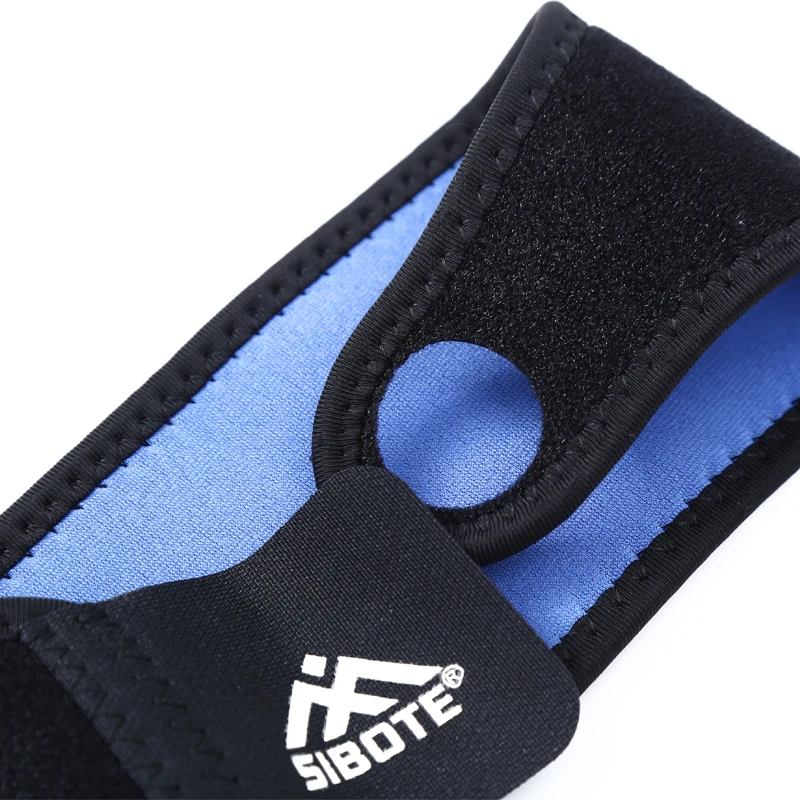 Черный Регулируемый наручный браслет с отверстием для большого пальца гантель