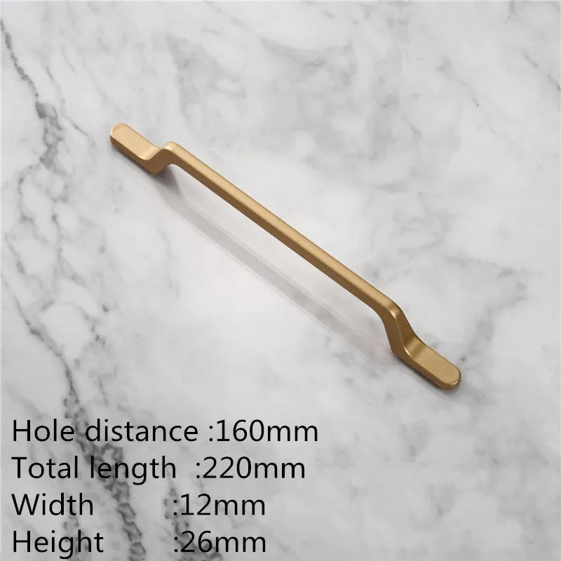 Ручки для шкафов черные алюминиевые