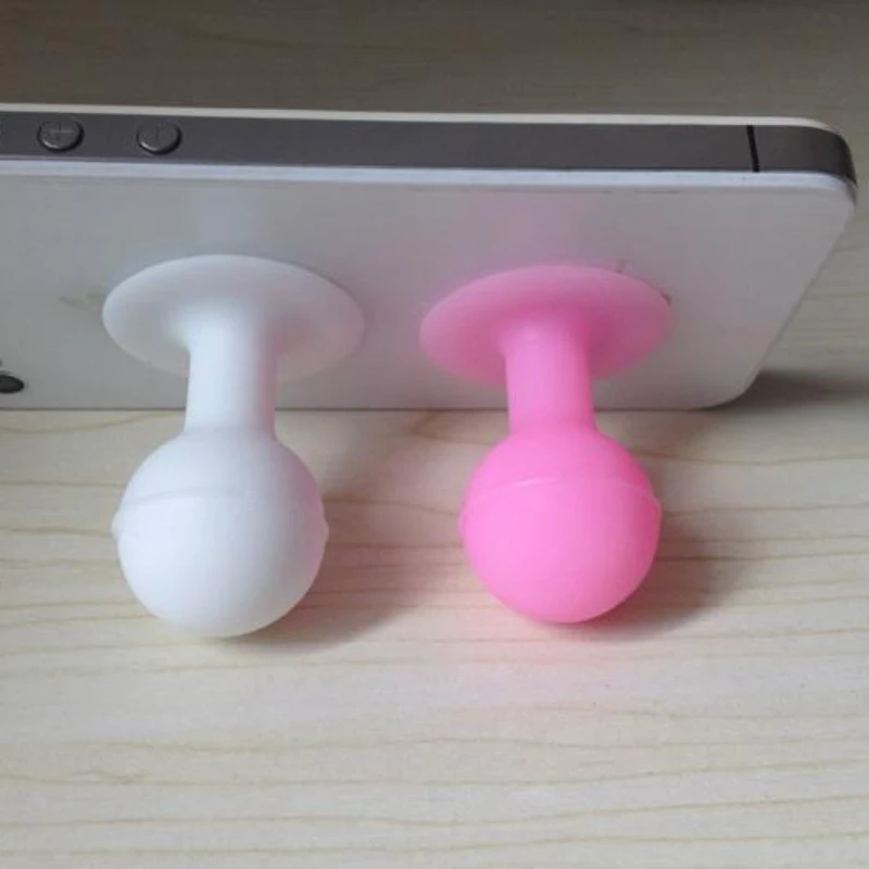 3pcs  Rubber Octopus Sucker Ball Stand Holder for iPod iPhone Samsung iPhone,tablet pc,Cup Holder Sucker Stand For Mobile Phones