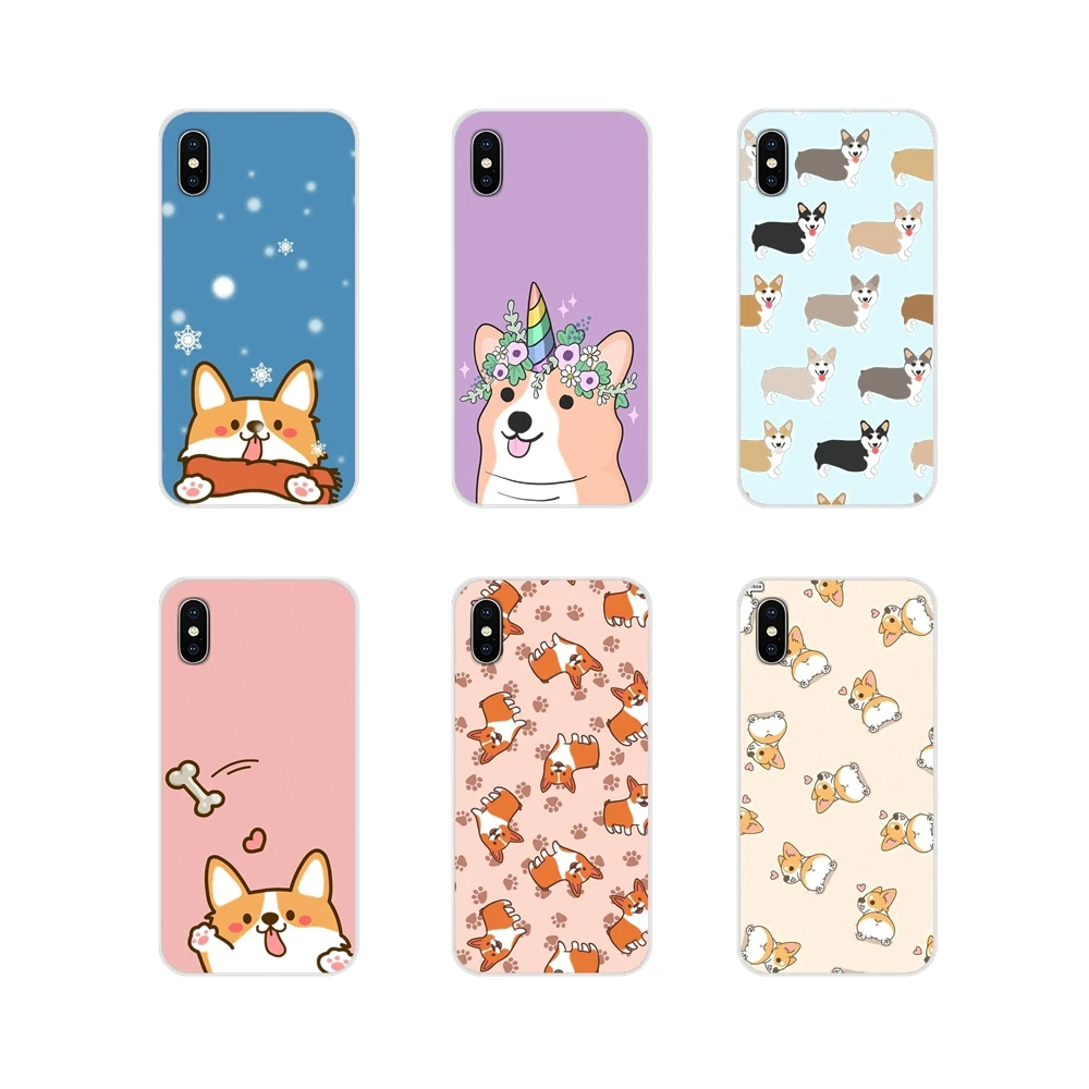 Аксессуары чехол для телефона Huawei Mate Honor 5X 6X 7 7A 7C 8 9 10 8C 8X 20 30 Lite Pro Corgi Dog